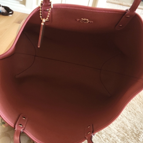 Beautiful Coach Large Reversible Signature Rose & Wallet Tote Set 💐 - Picture 12 of 16